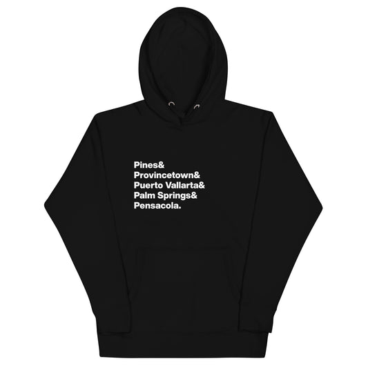 Gaycation "P" Hoodie - Premium Fabric - Unisex